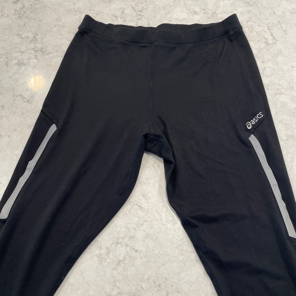 ASICS running tights, zipper ankle, size medium